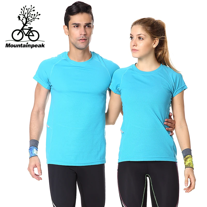 

Mountainpeak 2017 Men And Women Running Short Sleeved T-shirt In Air Speed Drying Outdoor T-Shirt