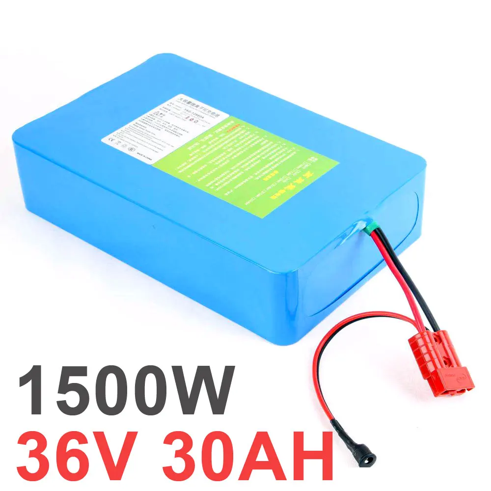 US EU no tax 36v 30Ah 1500w Lithium Battery Pack with Built in 60A BMS Electric Bicycle Free Shipping | Спорт и развлечения