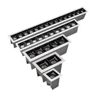 Линейный светильник s, Светодиодный точечный светильник, утопленный светильник для помещений, линейный светильник с лазерным лезвием, Потолочная линейная лампа 2 Вт, 4 Вт, 10 Вт, 20 Вт, 30 Вт, CREE