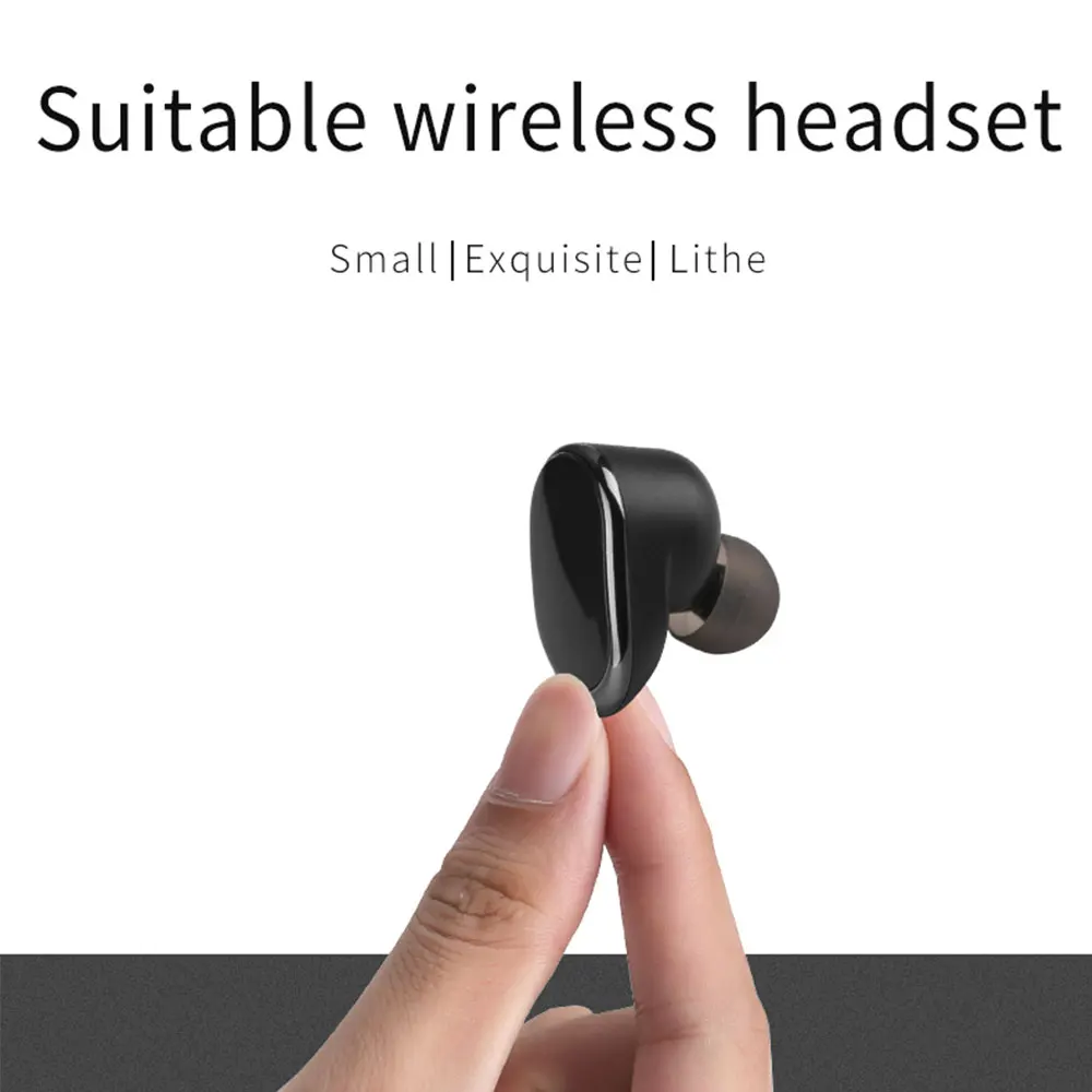 Беспроводные наушники Link Face TWS-Bluetooth 5 0 Mini in Ear 3D стерео звуковые для мобильного