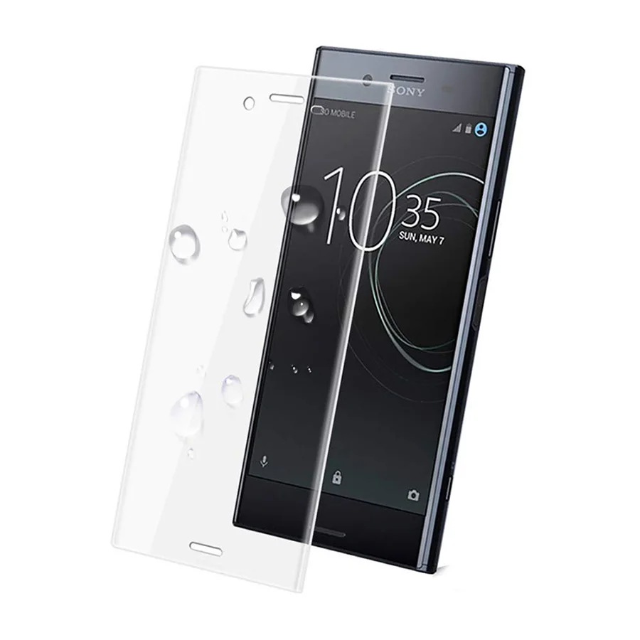 5D изогнутая Защитная пленка для экрана из закаленного ЖК-стекла Sony Xperia XZ Premium XZ1 XZ2