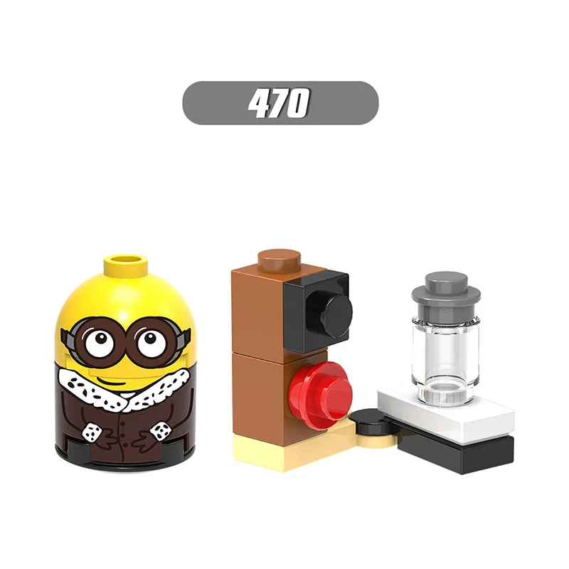 Строительные блоки legoed Миньоны кино банан блок Мини Фигурки игрушки для детей