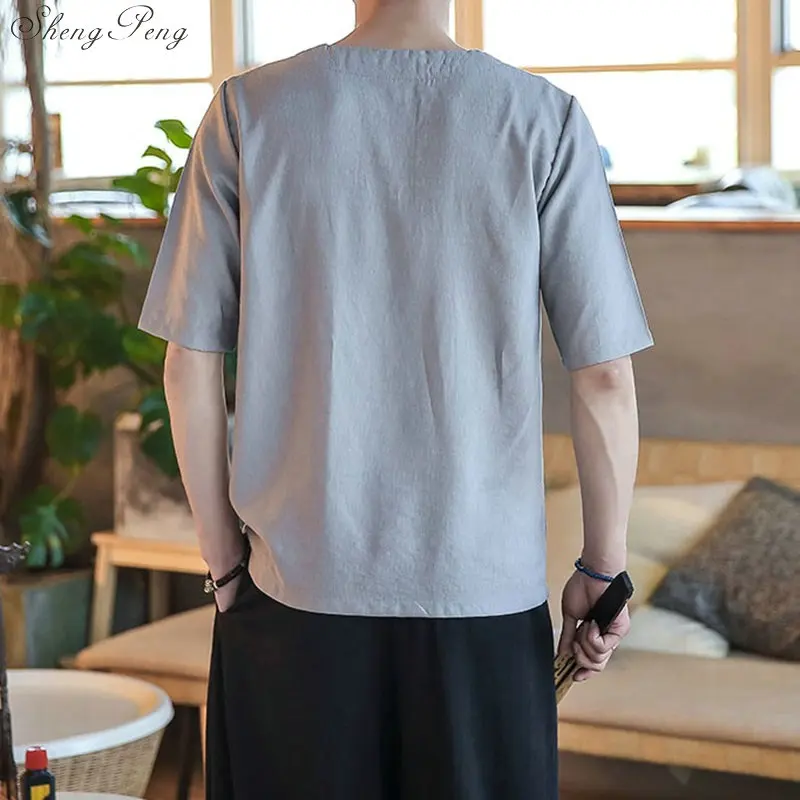 

Traditional chinese clothing for men oriental mens clothing kungfu clothing traditional chinese shirt V1413