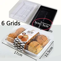 100set clear plastic cookie boxes muffin mini cupcake packaging decorations for cakes pastry box baking cupcakes bakery display
