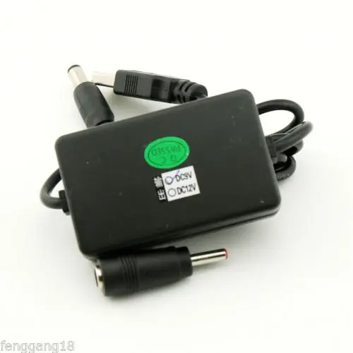 

1pcs USB DC 5V to 9V/12V Step-up Power Module Converter with DC Male Connector Black