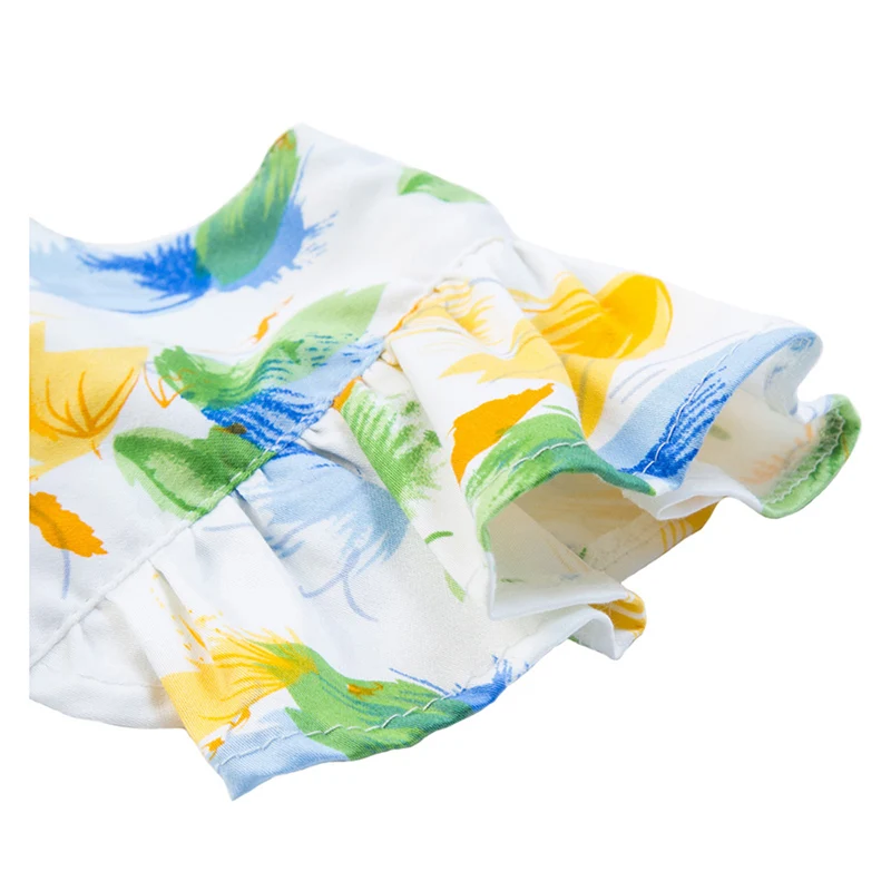 Оптовая продажа 10 Шт./лот Новорожденных Девочек Наряды Свежие Листья Цветочные