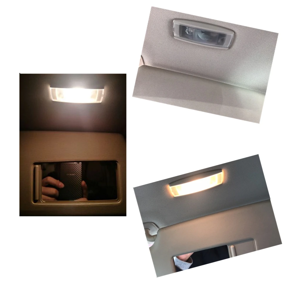 

READXT Black Interior Dome Reading light Makeup Lamp For Passat B6 B7 CC Golf 6 MK6 7 MK7 Tigua EOS Superb SEAT Leon 1KD947109A