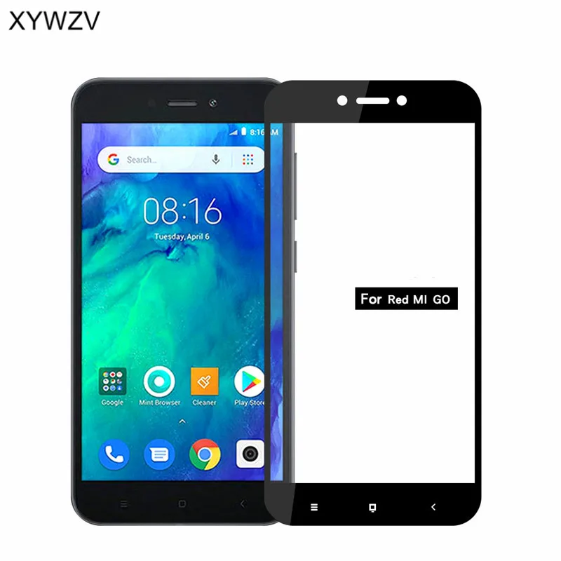 2 шт полный клей покрытие стекло для Xiaomi Redmi GO пленка экрана из закаленного стекла