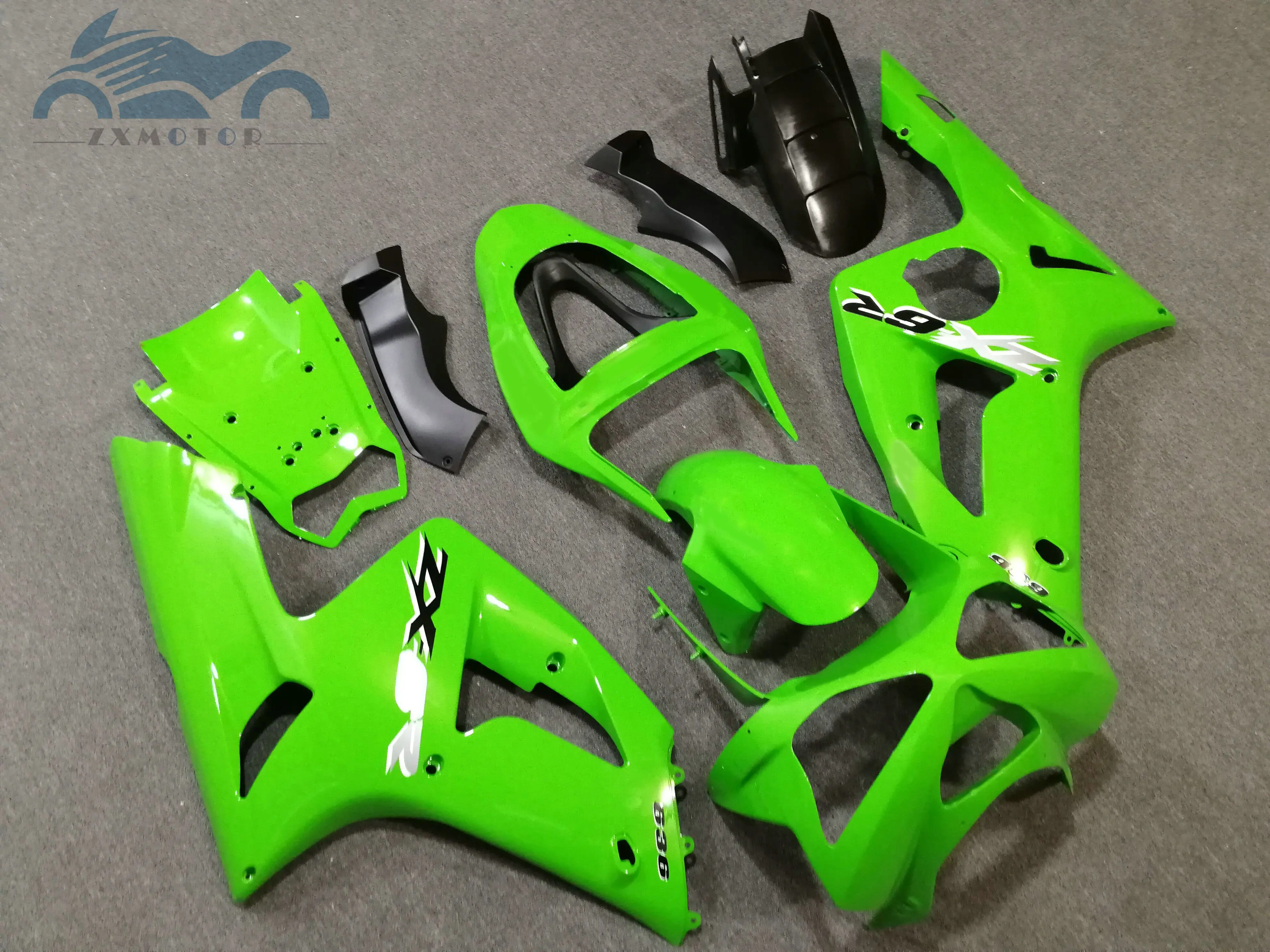 Комплект обтекателей из АБС-пластика для KAWASAKI Ninja ZX 6R 2003 2004 комплекты спортивных