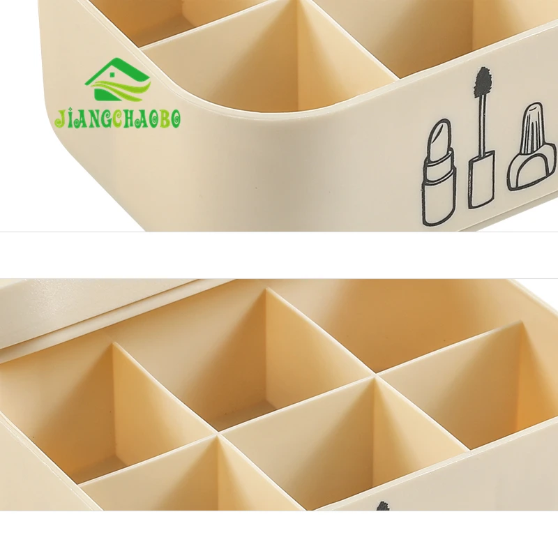 Cosmetics Storage Box Desktop Remote Control Finishing Plastic Simple Dressing Table Jewelry Lipstick Debris | Дом и сад