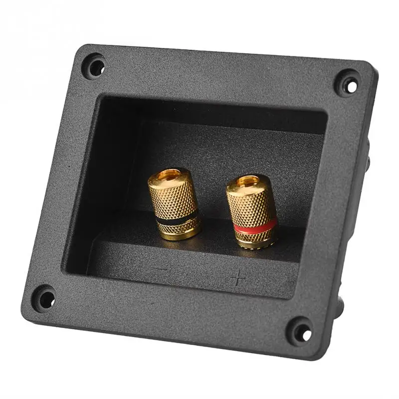 Acoustic Components for HiFi Speaker 2 Copper Binding Post Terminal Cable Connector Box Shell | Электроника