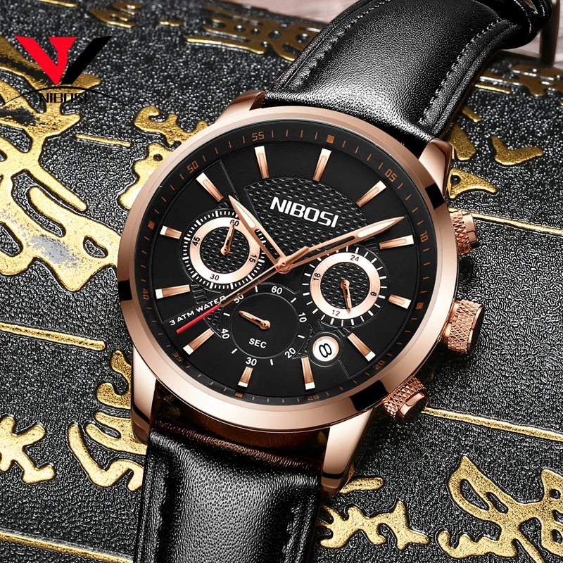 NIBOSI Watch Men Fashion Sport Quartz Clock Mens Watches Brand Luxury Full Steel Business Waterproof Relogio Masculino | Наручные часы