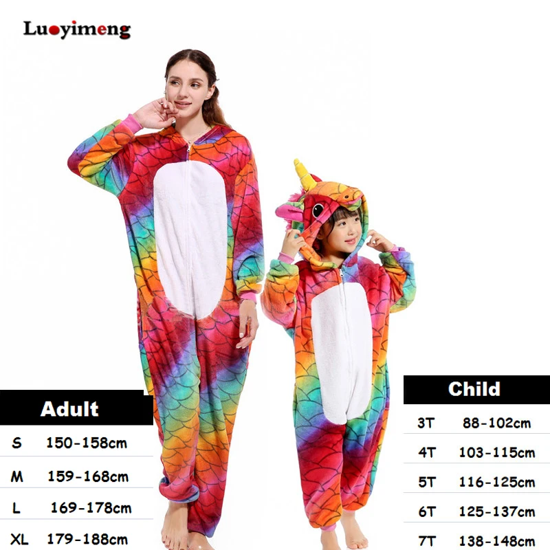 

Kigurumi Animal Cartoon Stitch Panda Pajamas Unicorn Onesie Pajamas For Women Kids Pyjamas Boys Girls Cosplay Costumes Sleepwear