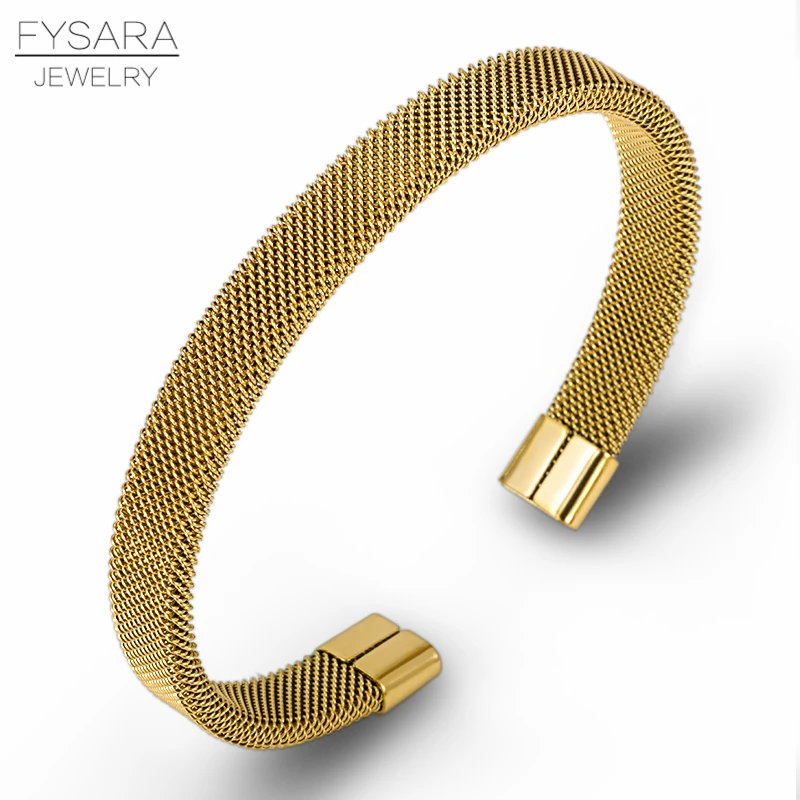 FYSARA 361L проволока из нержавеющей стали силиконовые браслеты для женщин мужчин
