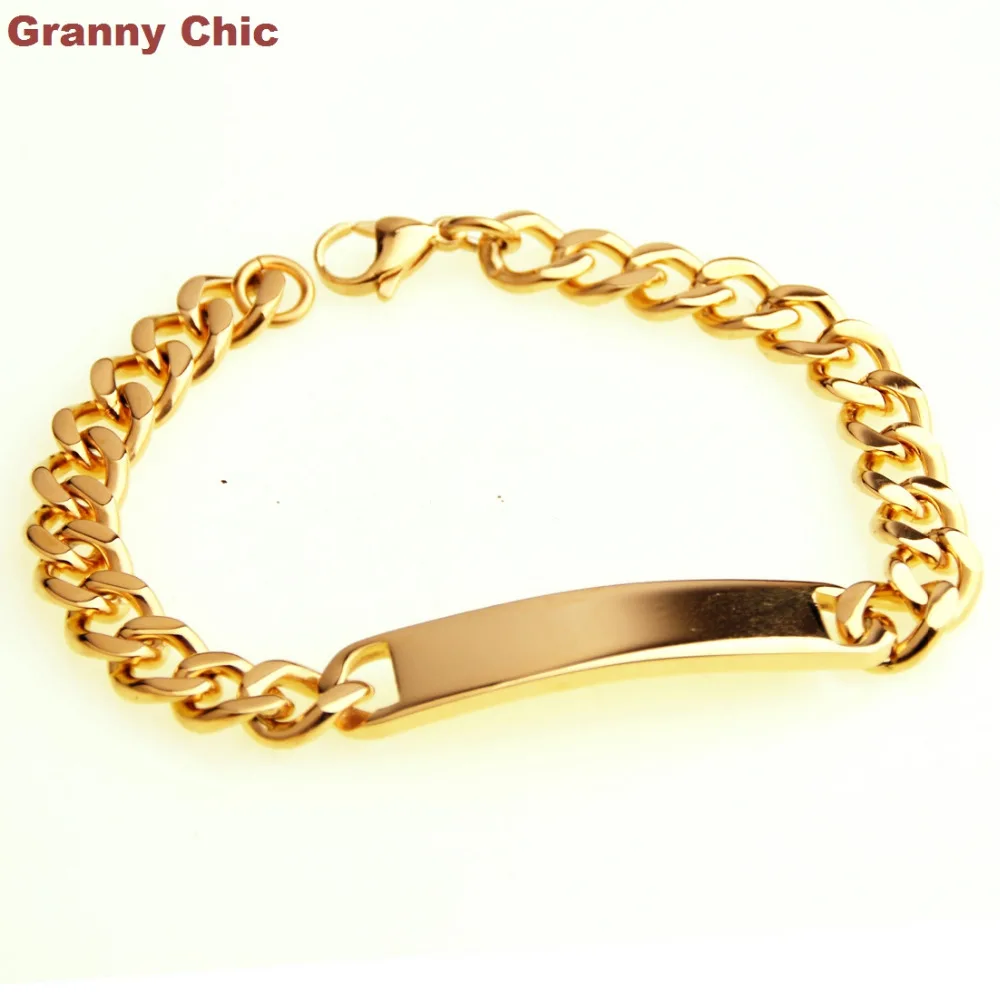 Браслет цепь из нержавеющей стали 10 мм/15 мм|chain bracelet|bracelet fashionfashion bracelet |