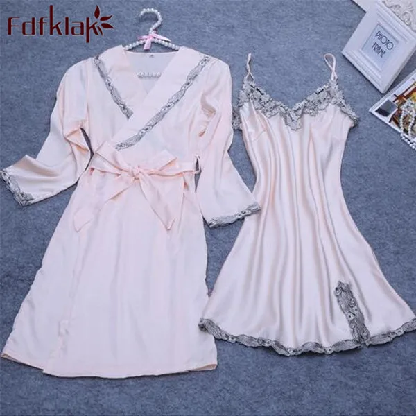 Халат женский новинка 2019 высококачественный комплект из двух предметов