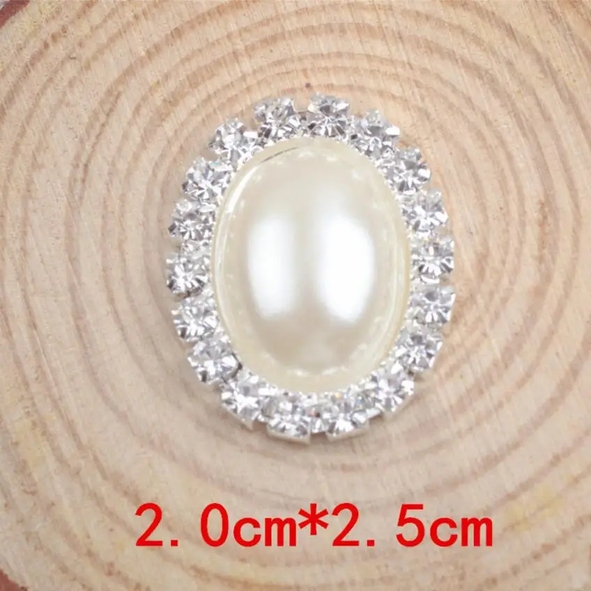 10 шт. посеребренный сплав + жемчужные бусины кнопка для Скрапбукинг поделки шитье