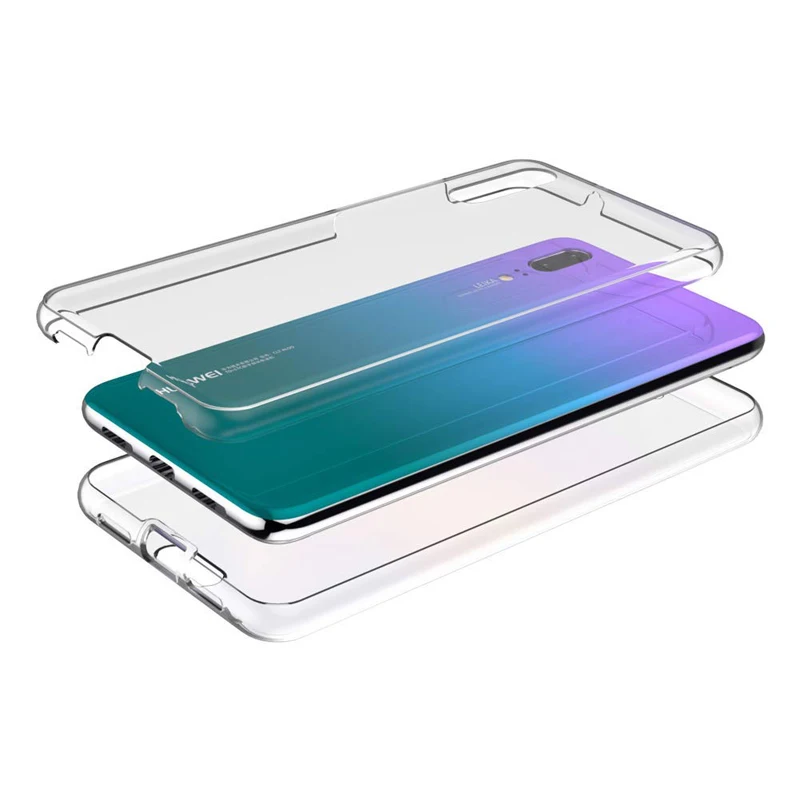 360 Мягкий силиконовый чехол с полным покрытием для HUAWEI P8 P9 P10 P20 Lite 2017 Honor 7A Pro 7C