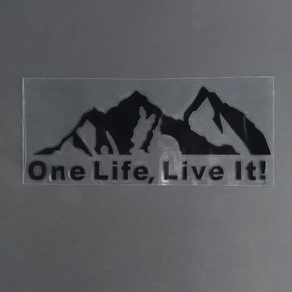 Виниловые наклейки на окна виниловые ONE LIFE LIVE IT! Аксессуары для стайлинга