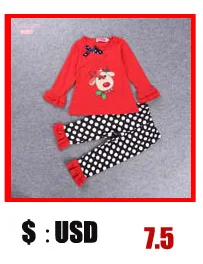 Samgami baby Новинки для девочек платье красного цвета с длинным рукавом осеннее платье в горошек одежда для малышей хлопковый Рождественский Карнавальный костюм для детей