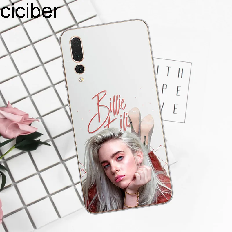 ciciber For Huawei P 20 10 9 8 Lite Pro Plus 2017 Soft TPU Phone Cases Billie Eilish Mate X Fundas Coque |