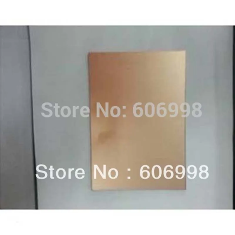 5 шт./лот 10*15 см Односторонний ламинат с медным покрытием толщиной 1 мм из