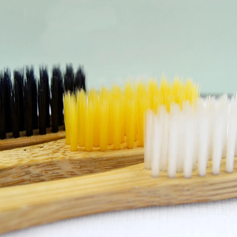 1pcs Wood Toothbrush Soft Hair Bamboo Charcoal Wooden Handle | Manual