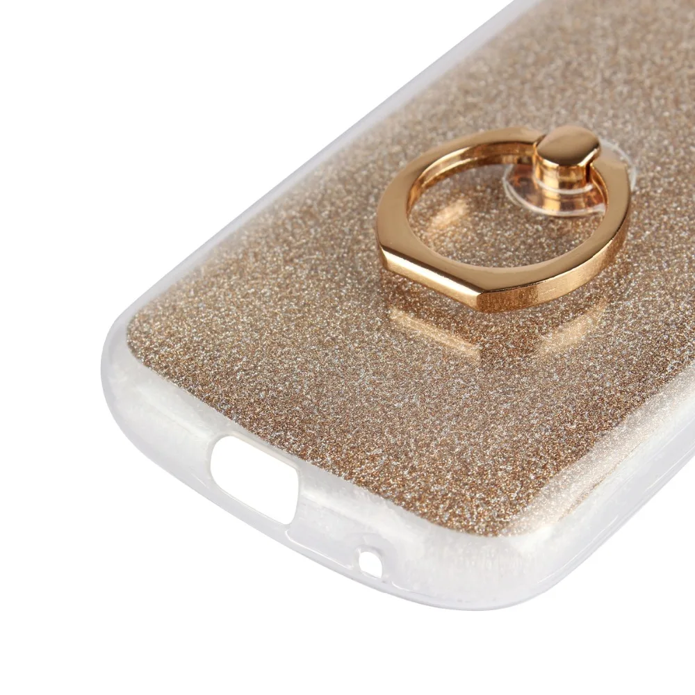 For Samsung GT S7262 S7260 7262 Case Flash powder 3D Relief Silicone Soft Galaxy Pro TPU With Ring Phone Bag |