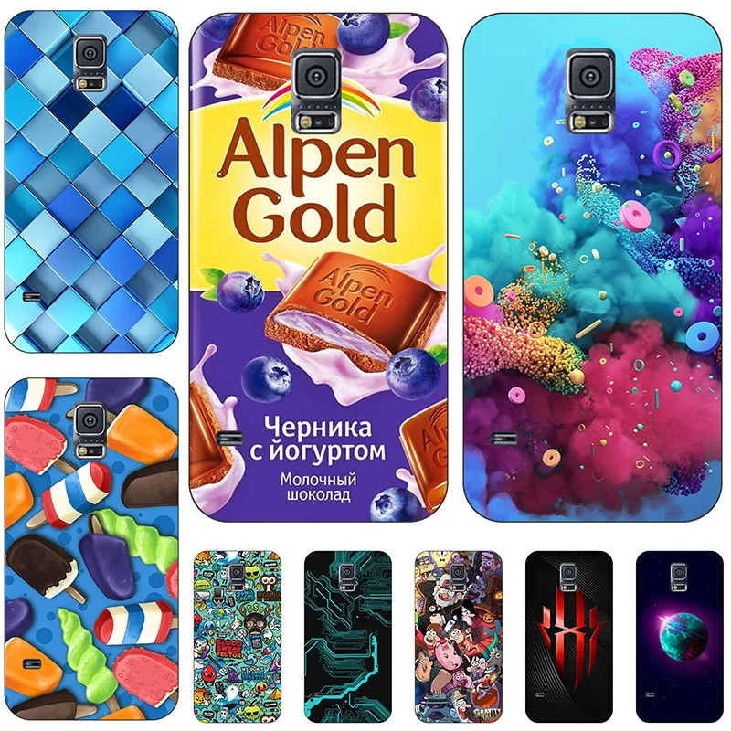 45 стилей чехлы для телефонов Samsung S5 мини жесткий пластик Galaxy Чехол S5mini G800 4 5 &quotFunda