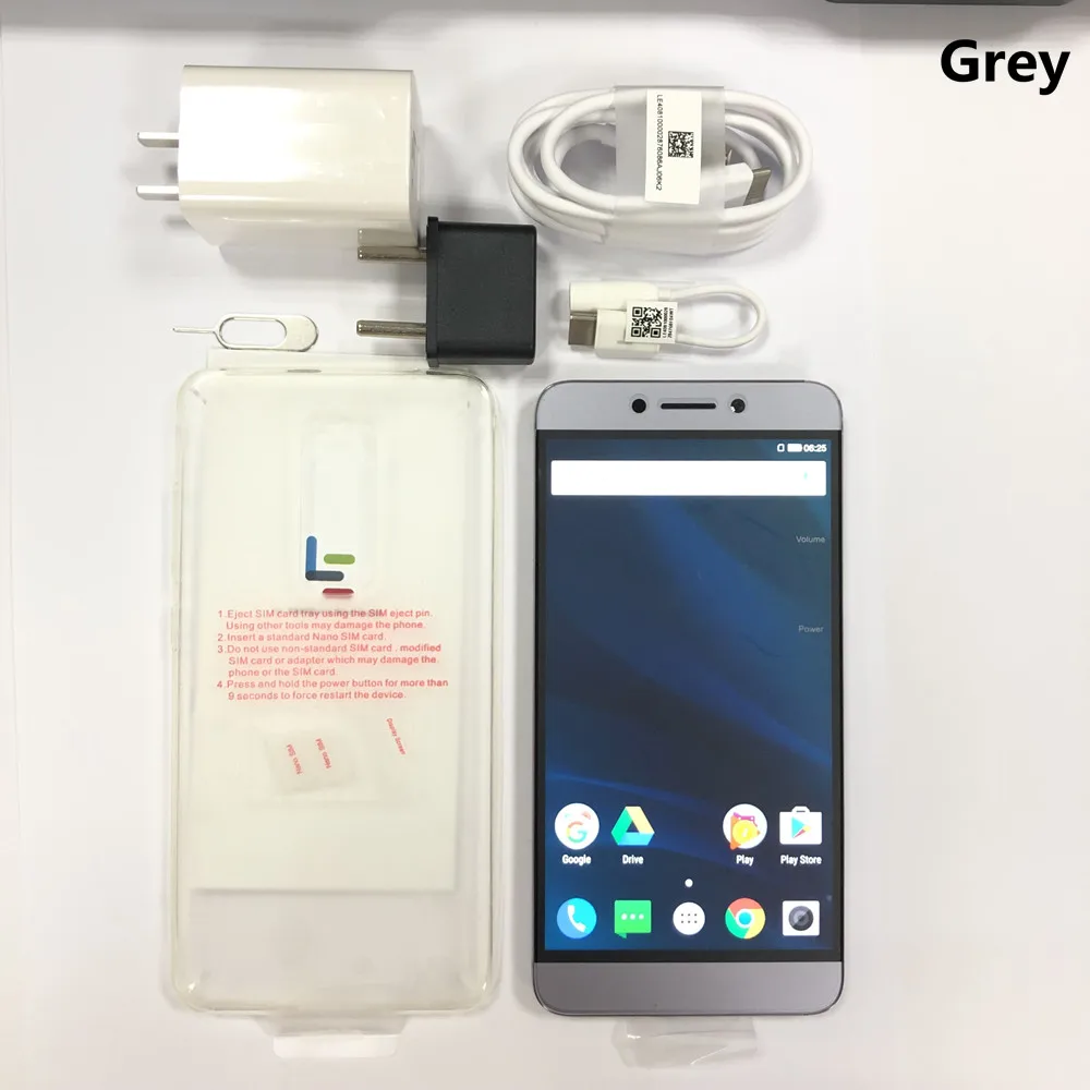 LeEco LeTV Le X526 X520, 5,5 дюймов, четыре ядра, 3000 мАч, 3 Гб ОЗУ, 64 Гб ПЗУ, 16,0 Мп, Android 6,0, Snapdragon 652, 4G LTE, смартфон