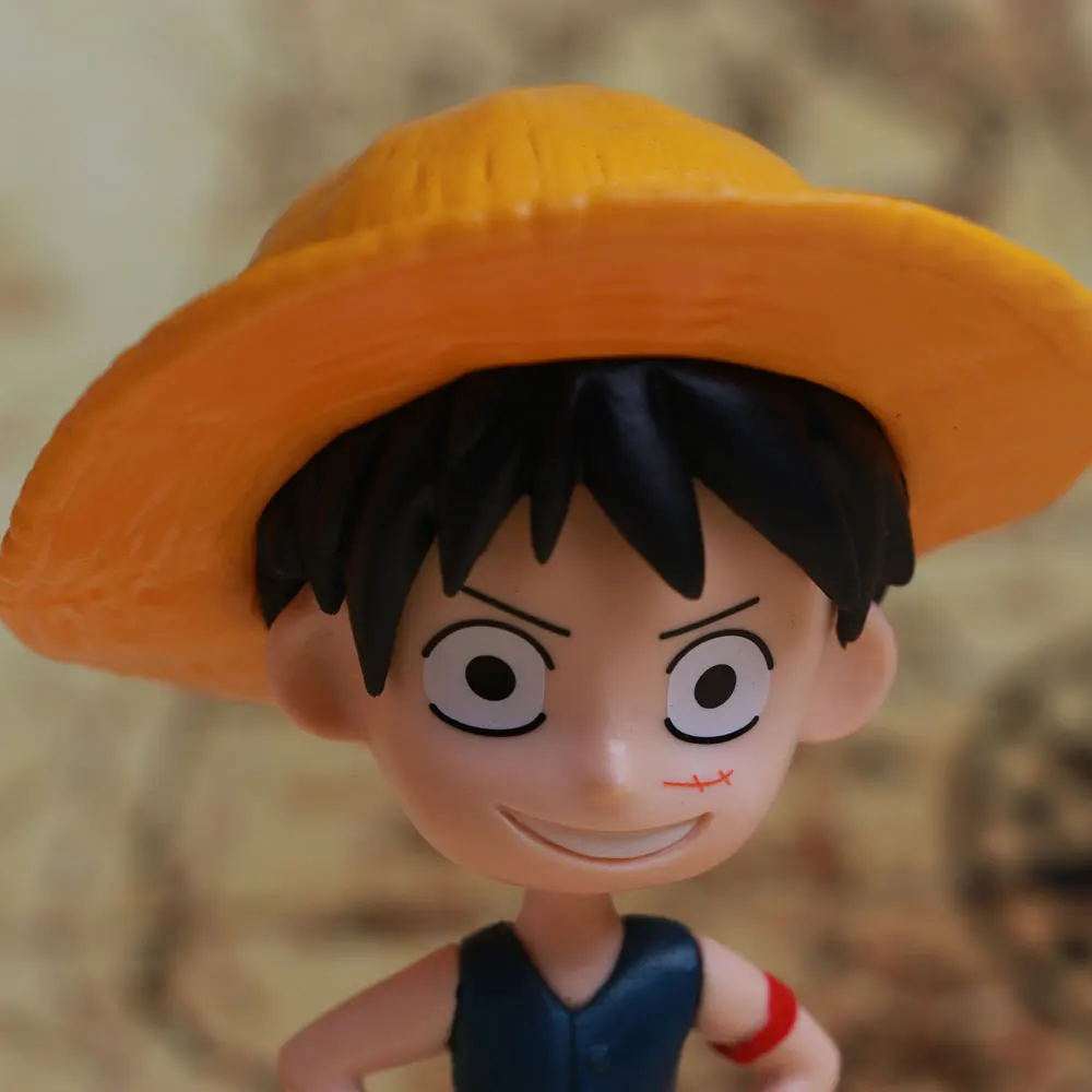 6 Шт. Аниме ONE PIECE Lufy Шанкс Багги Alvida Mihauk Ace Фигурку Куклы Модель Коллекция Фигура