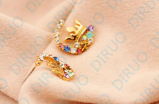 2016 Самые популярные серьги пусеты в виде короны модные украшения для женщин