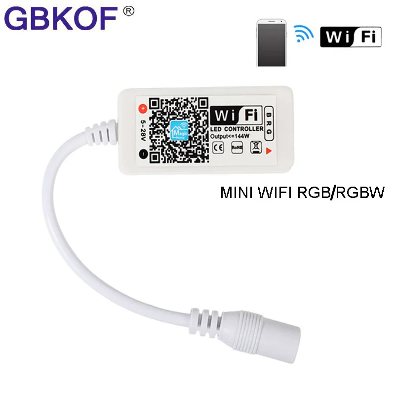 

Мини-пульт дистанционного управления Bluetooth/WiFi светодиодный RGB/RGBW, 5 В, 12 В, 24 В постоянного тока, ИК-пульт дистанционного управления с 24 клавиш...