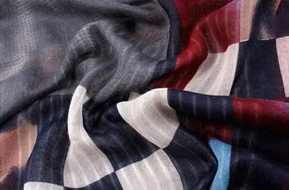 

2017 New Fashion Women Ombre Stripe And Grid Print Scarf Plaid Shawl Wraps Hijabs 6 Colror Wholesale 10pcs/Lot Free Shipping