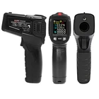 Профессиональный Инфракрасный цифровой термометр-50  600C, Бесконтактный промышленный ИК измеритель температуры для автомобильных двигателей, ЖК-дисплей, гигрометр