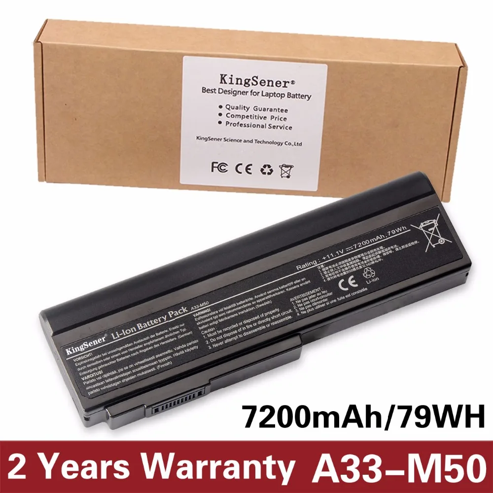 Аккумулятор 11 1 В 7200 мАч для ASUS A33 M50 M50V M50Q M50Sa M50Sr M50Sv M51E M51Kr M51Se M51Sn M51Sr|battery for asus|asus battery