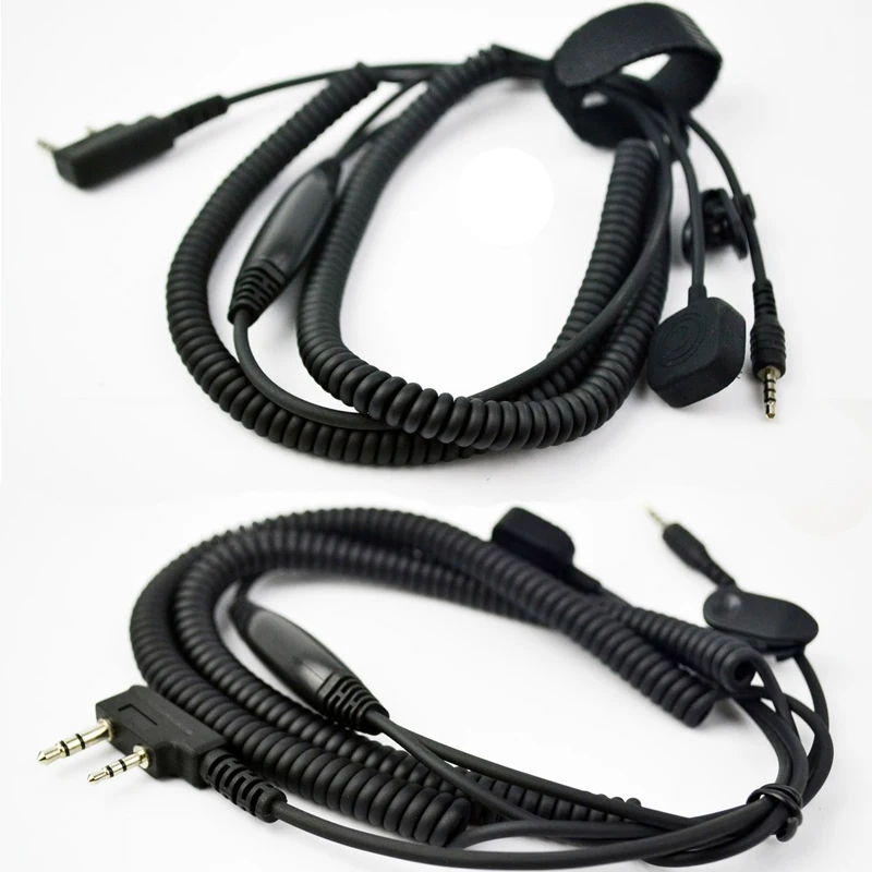 Bluetooth гарнитура Vimoto V8 V3 V6 для шлема специальный кабель Connention Kenwood Baofeng рация с