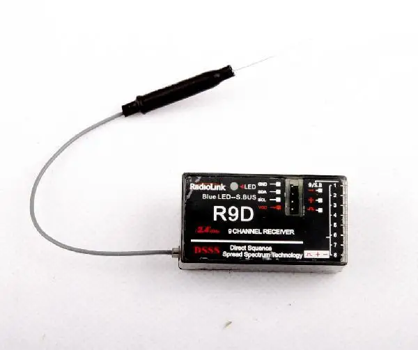 Бесплатная доставка радиоприемник 2 4G R9D (для радиоуправления/пульта