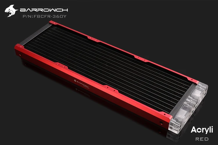 FBCFR-360 Barrowch модульный радиатор 360 мм для рыбы-Хамелеона съемный из акрила/POM