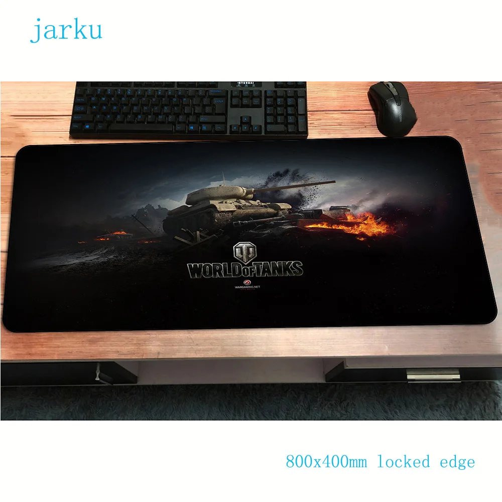 Игровой коврик для мыши world of tanks HD печать 800x400x3 мм игровой большой ноутбука ПК