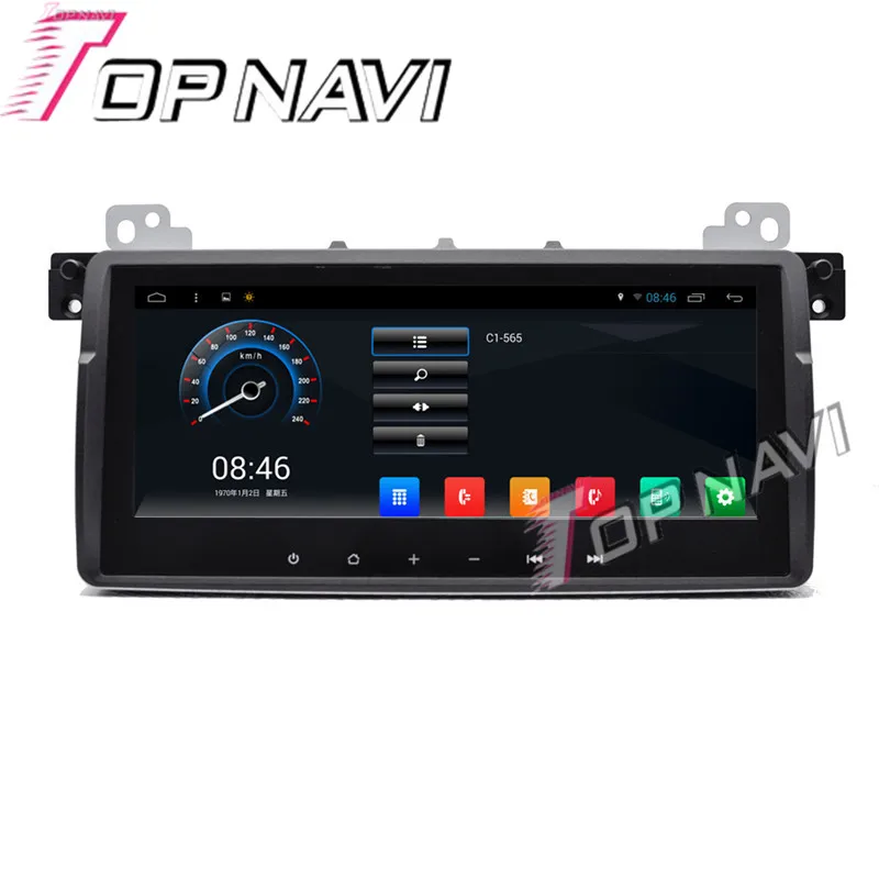 Topnavi 1024*600 четырехъядерный 8 &quotAndroid 6 0 Автомобильный GPS навигатор для BMW E46