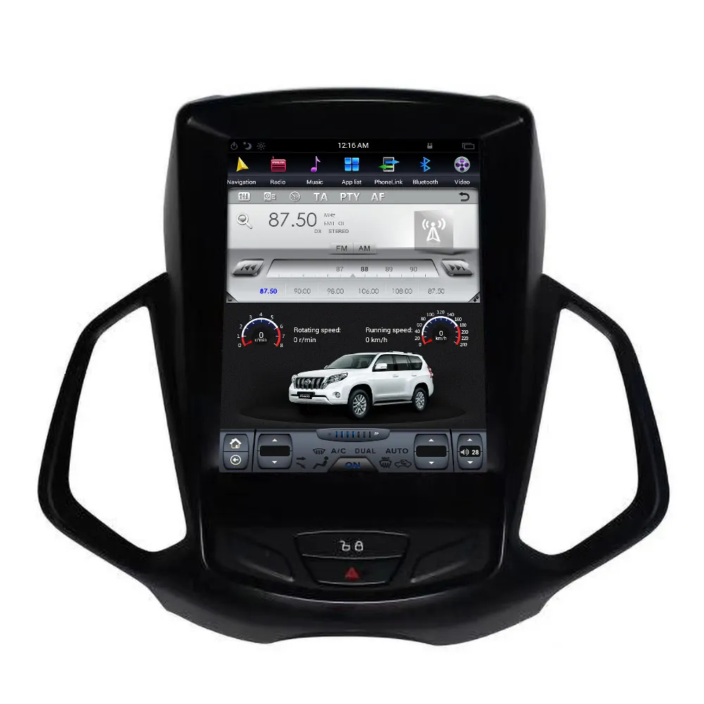 10," Tesla автомобильный Радио вертикальный экран для FORD EcoSport 2013- gps навигационный рекордер головное устройство мультимедийный плеер 2+ 32G