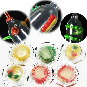 12pcs lasting dotted condom delay Penis sleeve enlargement adult products spike gSpot erection thorny extend sex toy for man