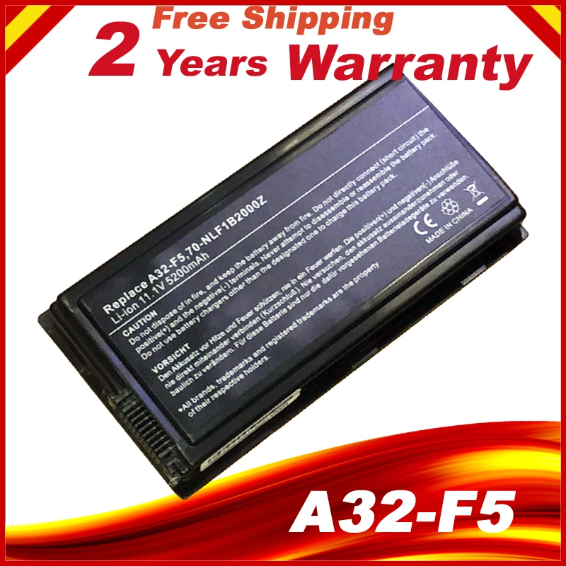Новый 6 ячеек Аккумулятор для ноутбука Asus F5 F5N F5R X50C X50M X50N X50R X50RL X50 X50V серия A32