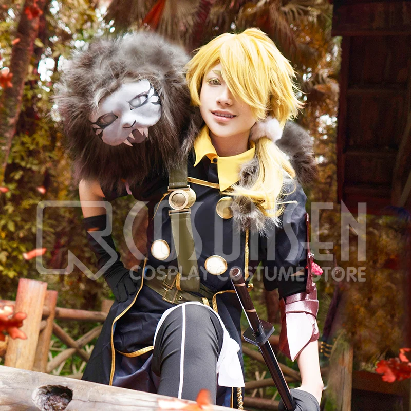 Костюм для косплея ONSEN Touken Ranbu Shishiou полный комплект любой размер изготовленный на