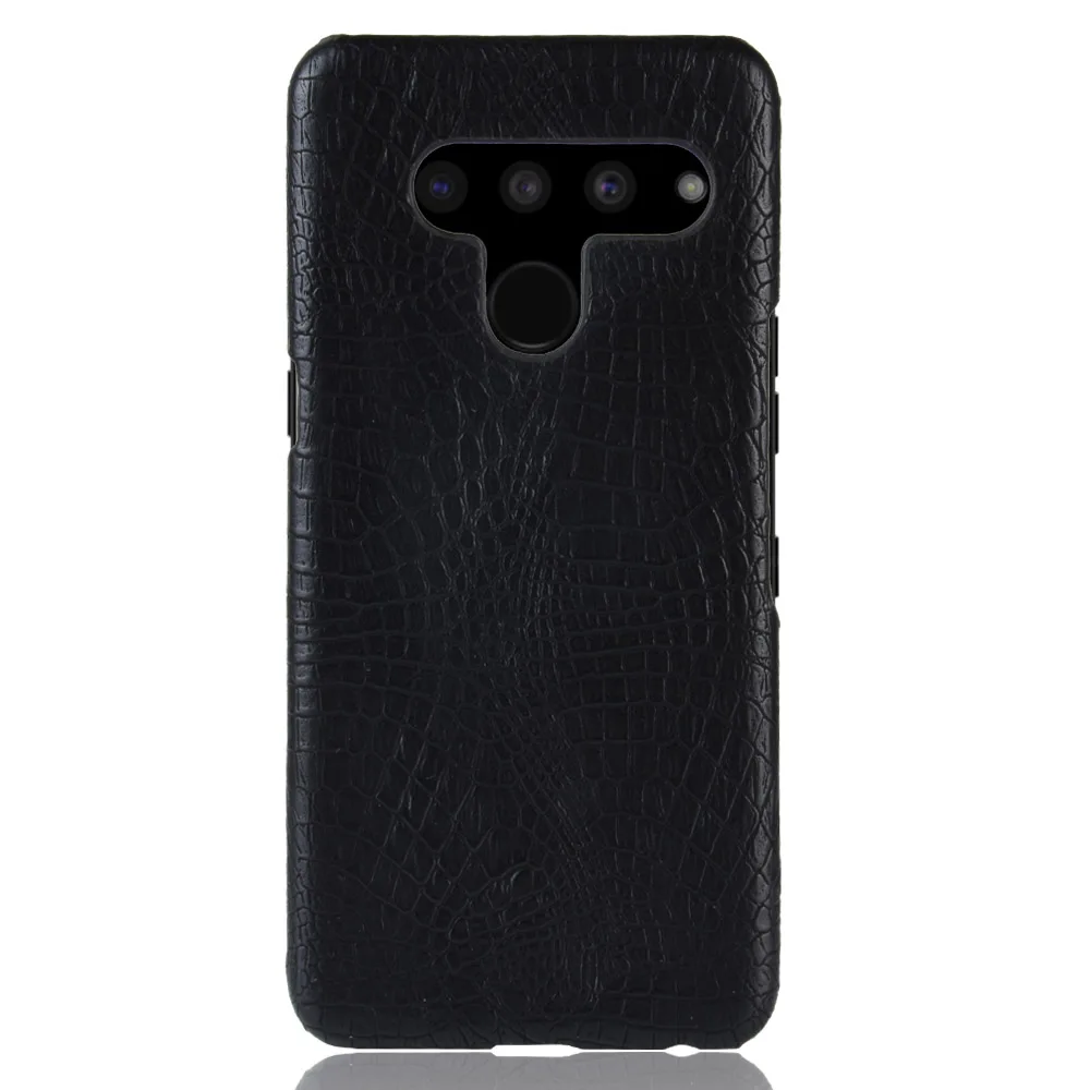 Чехол для LG V50 ThinQ 5G 6 4 дюйма роскошный чехол с крокодиловым узором из