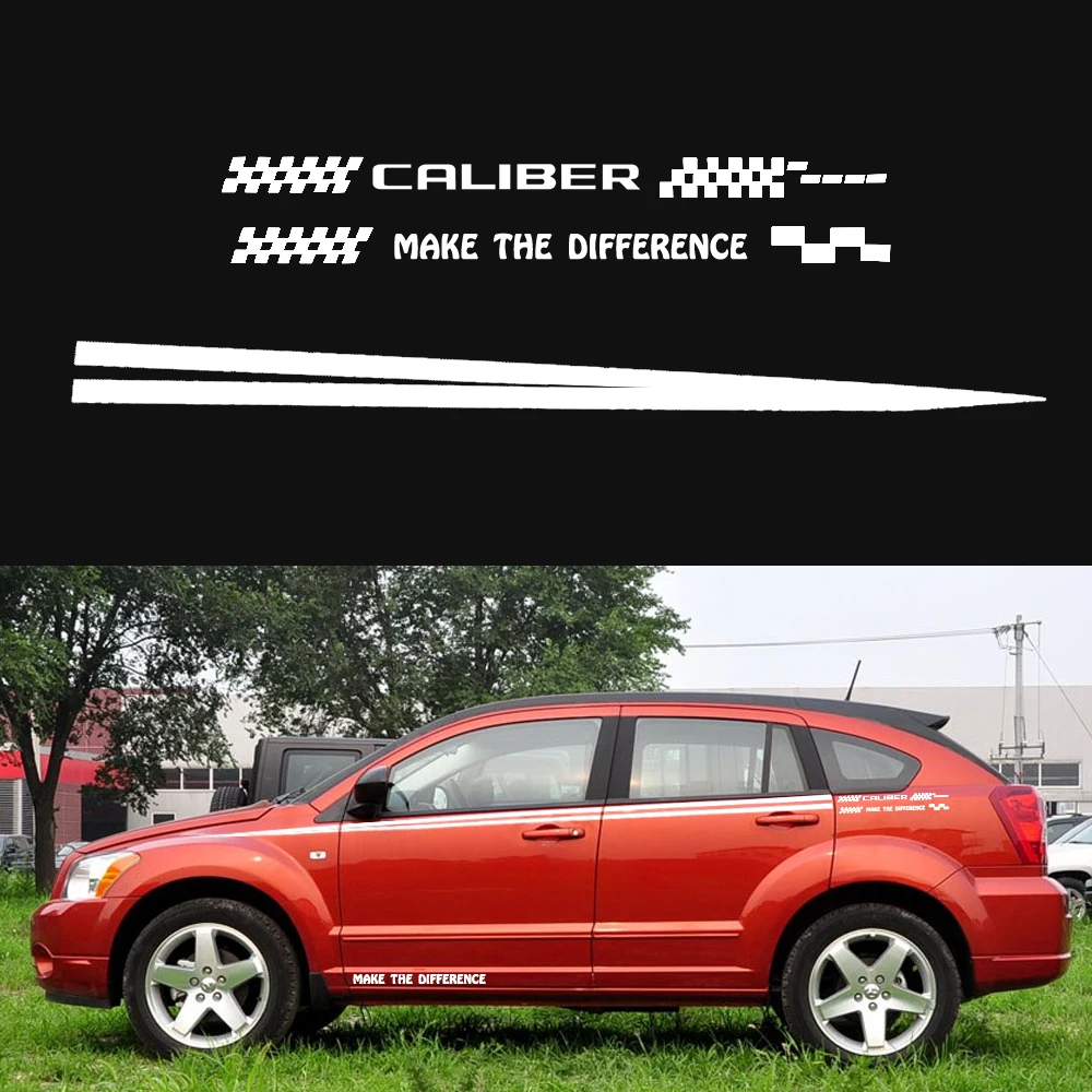 Боковая наклейка на кузов автомобиля Наклейка s авто для Dodge caliber для хэтчбек седан внедорожник пикап наклейки DIY Украшение автомобиля стикер 280 см