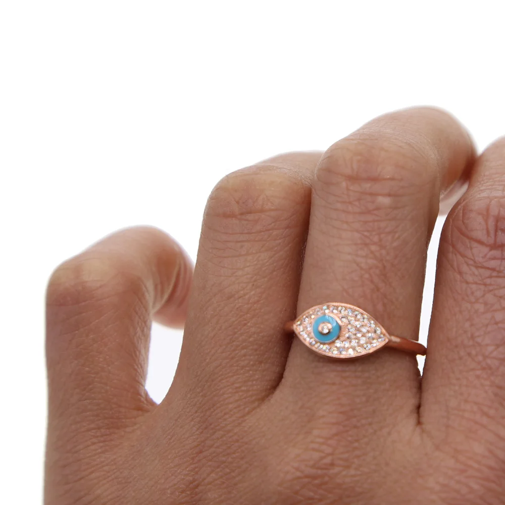 Высокое качество синий глаз счастливая девушка подарок открытая регулировка