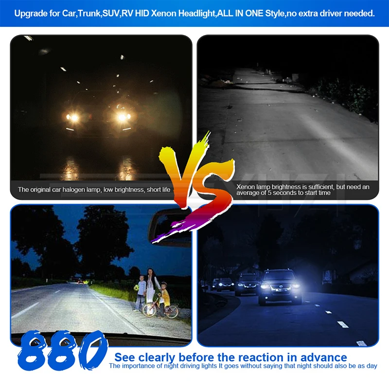 

2 Pcs N7 LED Series Car Lamp 80W 8000LM LED Car Headlight with COB Chips 9005 9006 9007 H1 H3 H7 H11 H13 LED Headlights for Auto
