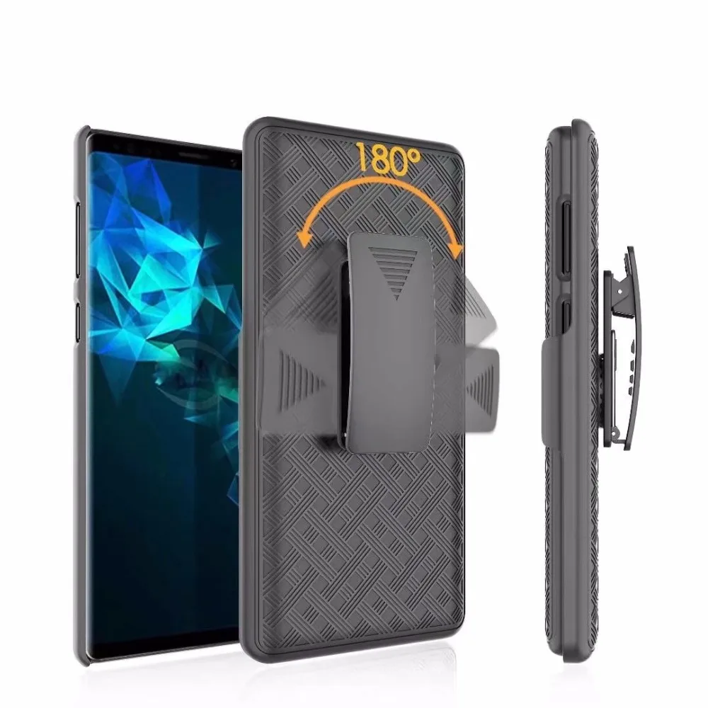 Сильно 3 в одном note 9 чехол спортивный Поворотный Зажим для ремня кобура Подставка